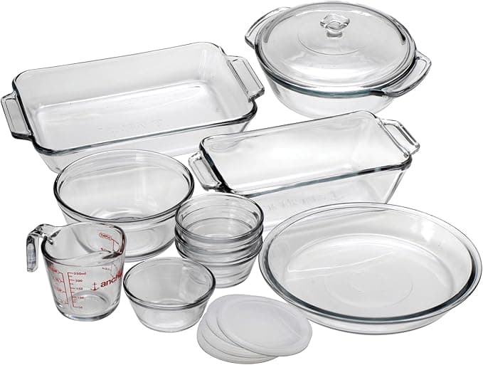 Anchor Hocking Bake Set Clear 15 pc